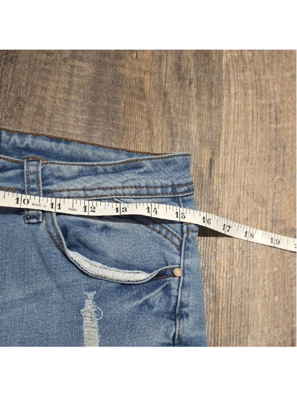 Iris Jeans Women's Size 11 Skinny Stretch Distressed - Picture 3 of 7